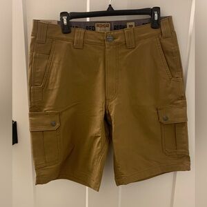 Men’s RedHead Pro Series Canvas Cargo Shorts Dark Tan